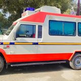 Side view of the Mahindra Bolero hearse van